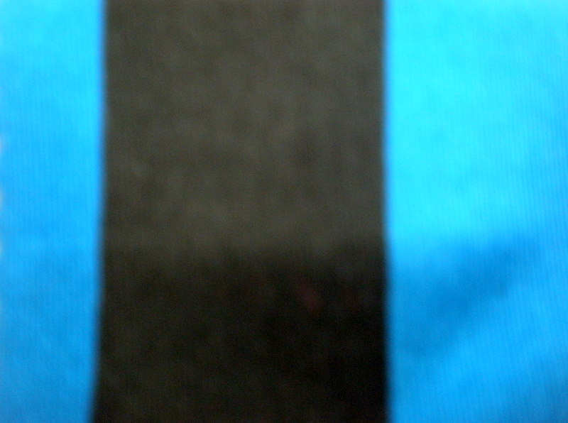 7.Turquoise-Black 1" 4way Stripes